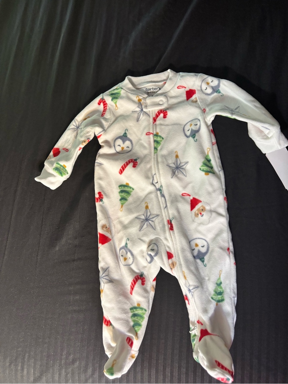 NWT Carters Footed Christmas PJ 3 months